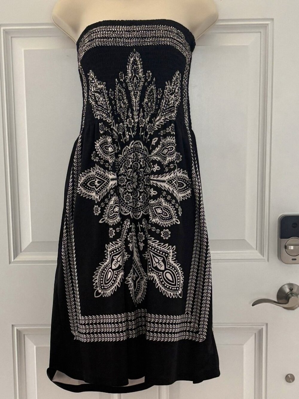 Black/White Strapless Coverup/Dress by LA Class